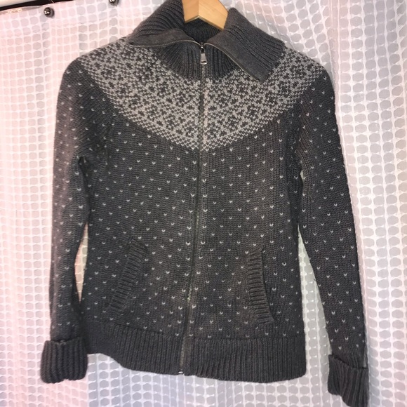 Grey zip up sweater - Picture 1 of 1